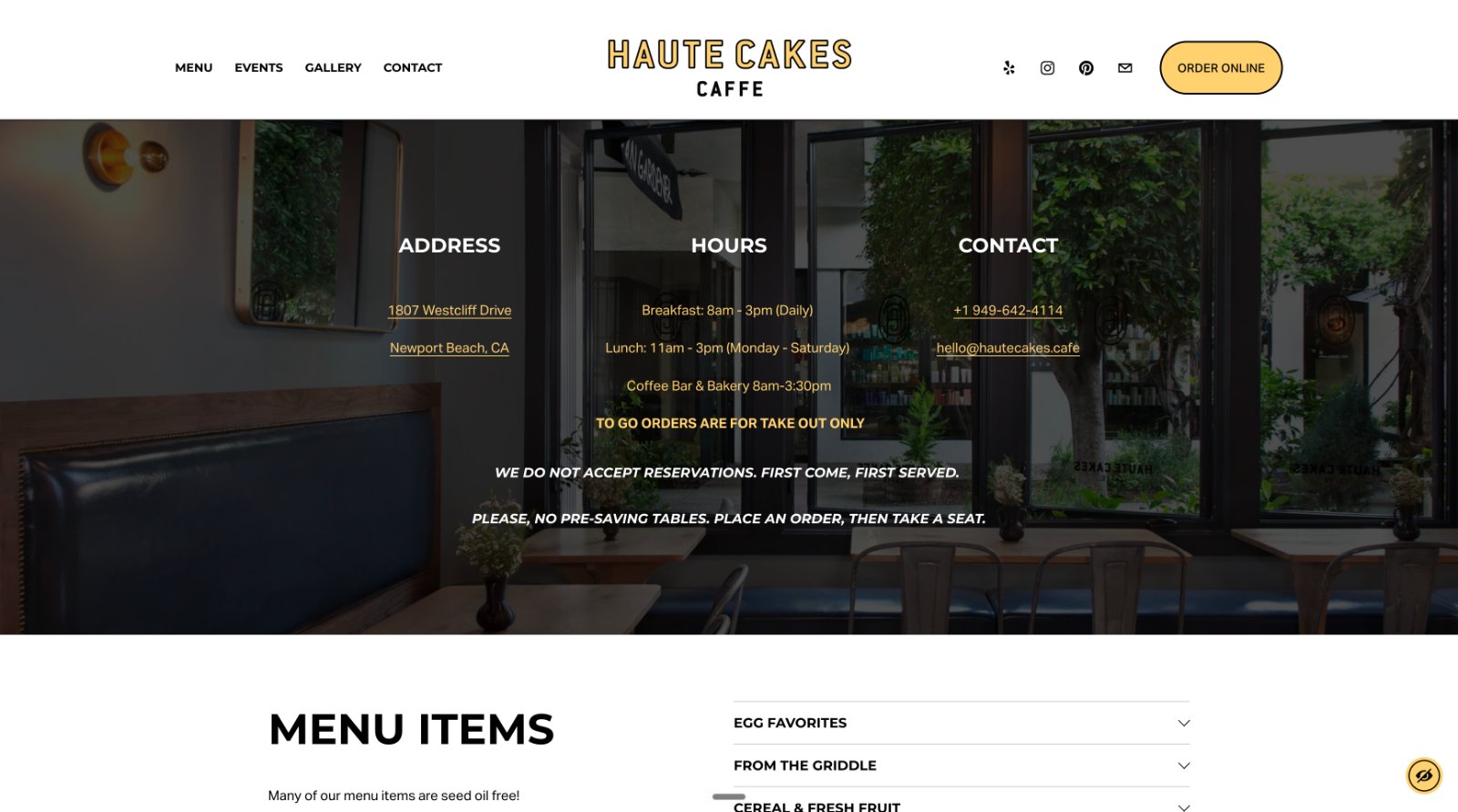 Haute Cakes Caffe