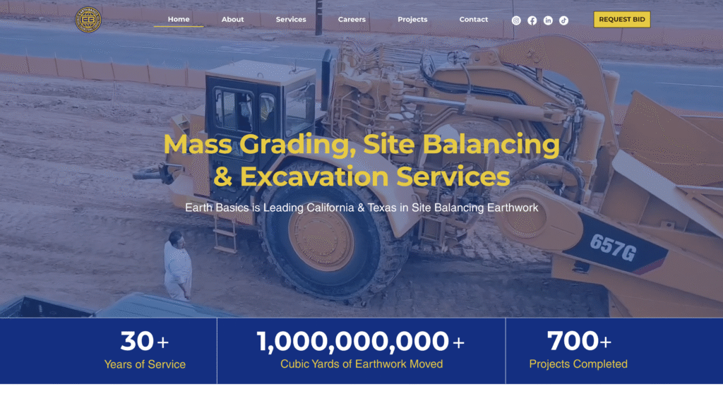 Construction Website Design & Development