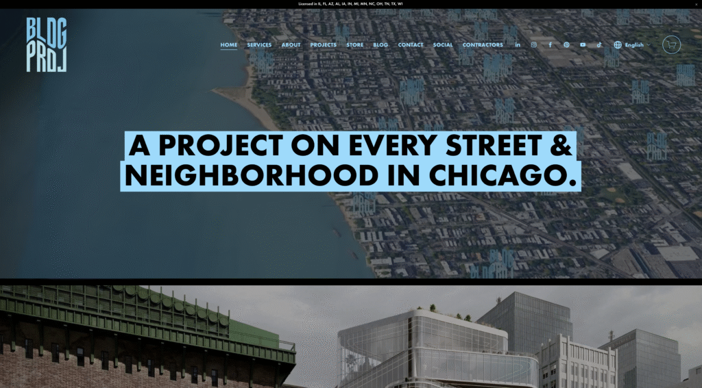 Architecture Firm Website Design & Development