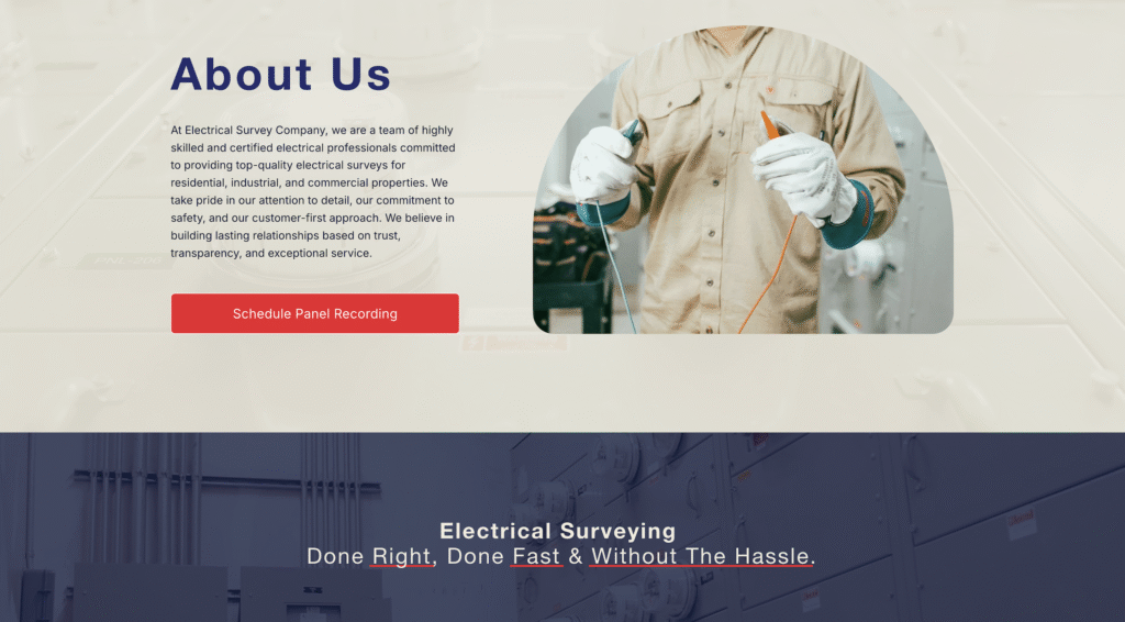 Electrical Company Website Design & Development